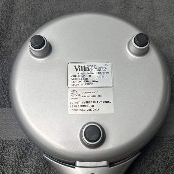 VillaWare Electric Classic 7" Inch Crepe Maker Model 5225 - Picture 5 of 7
